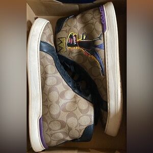 Coach X Jean Michel Basquiat Clip High Top Sneaker
